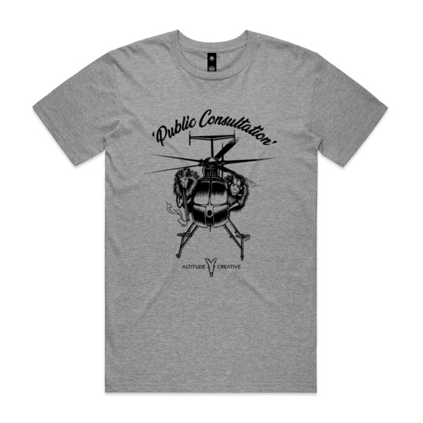 Mens ‘Public Consultation’ Tahr Tee  Thumbnail